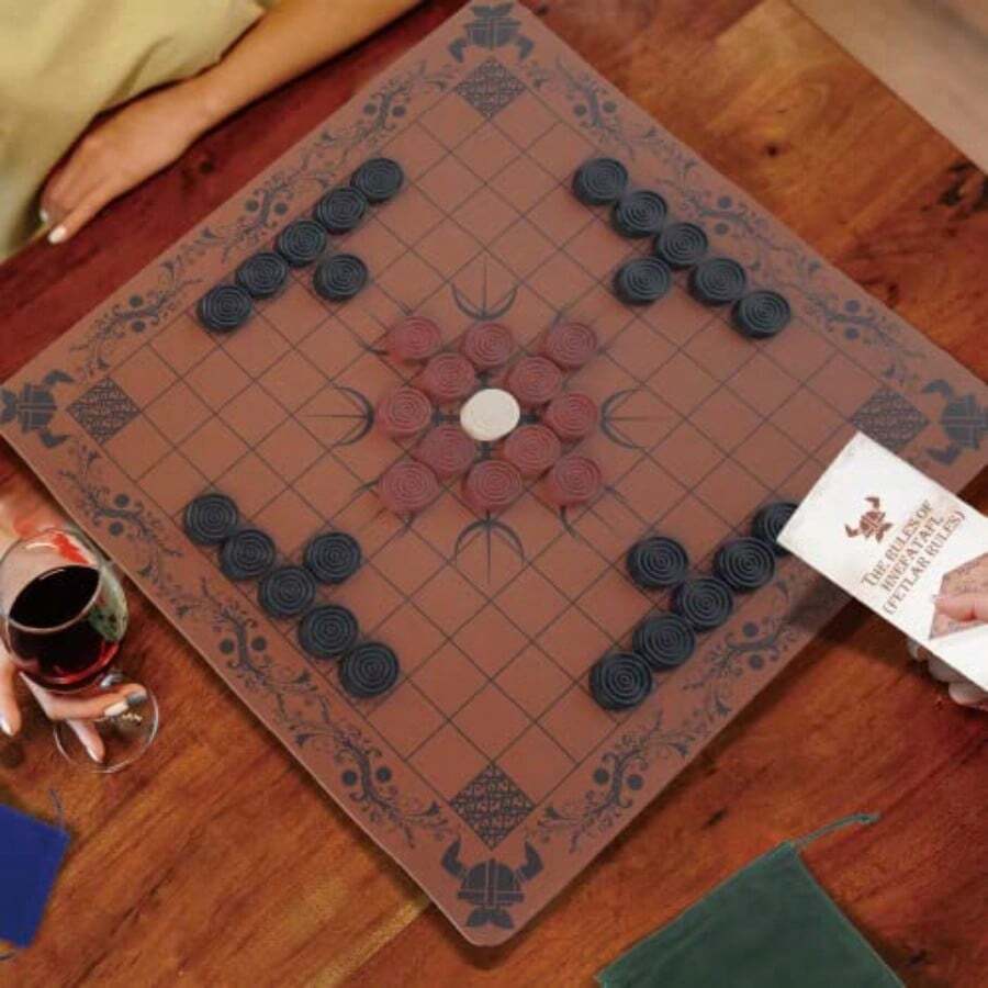 Board Game Vikings - HNEFATAFL: Viking Chess Board Game, Authentic