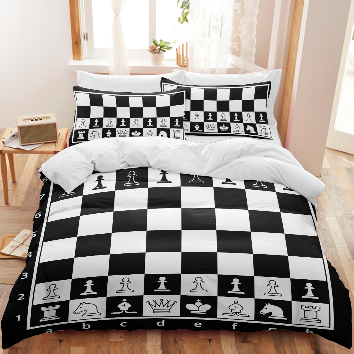 Board Game Nations - BeddingOutlet Chess Board Bedding Set for