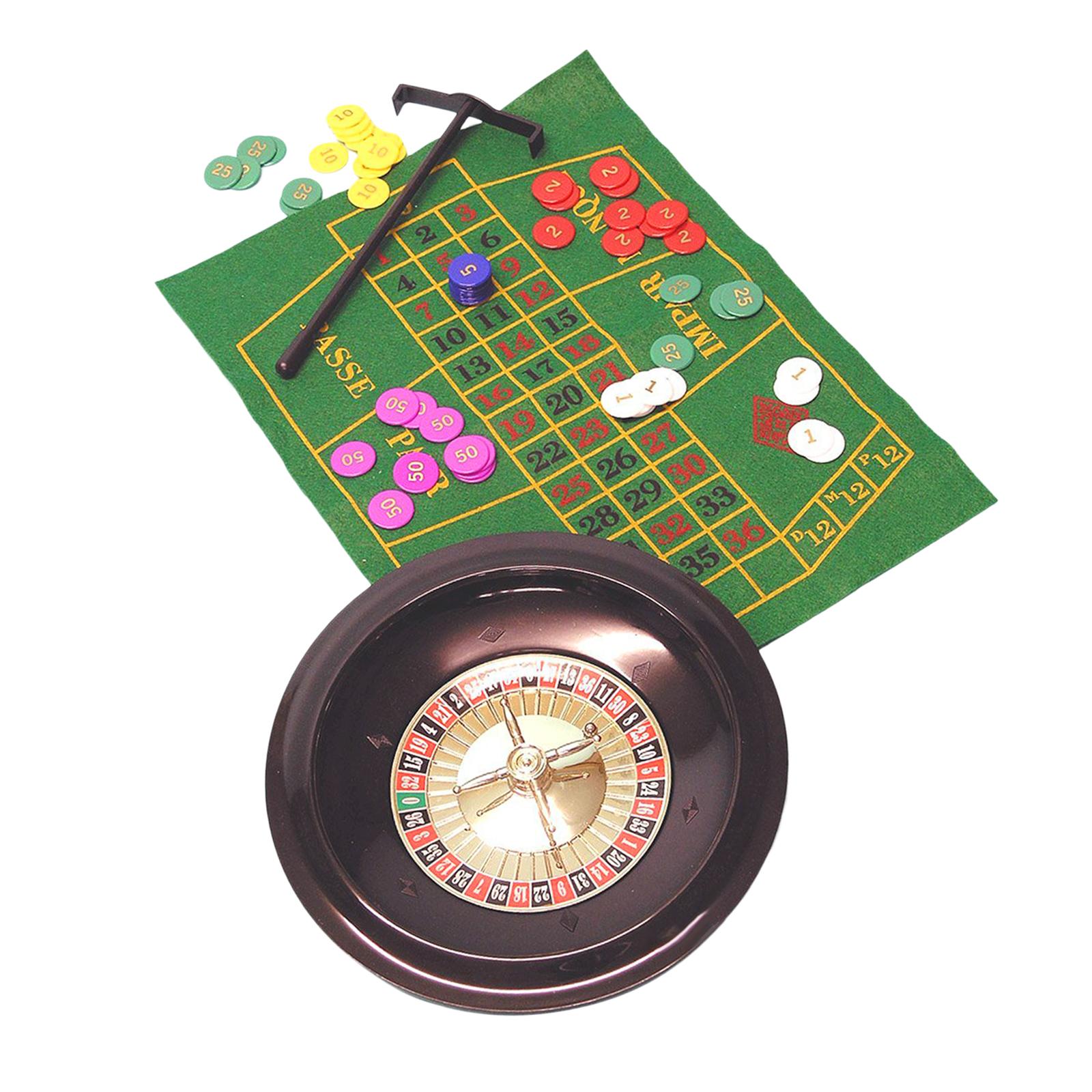 10 Inches Roulette Wheel with  - Board Game With Chips review and price