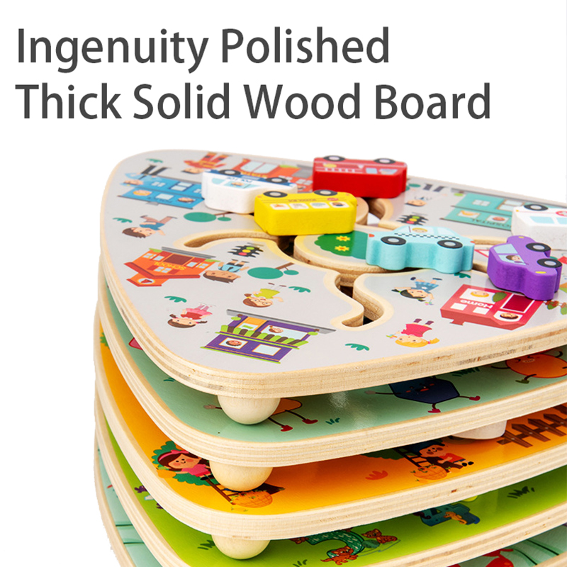 Children Montessori Maze Board - Board Game Qwirkle review and price