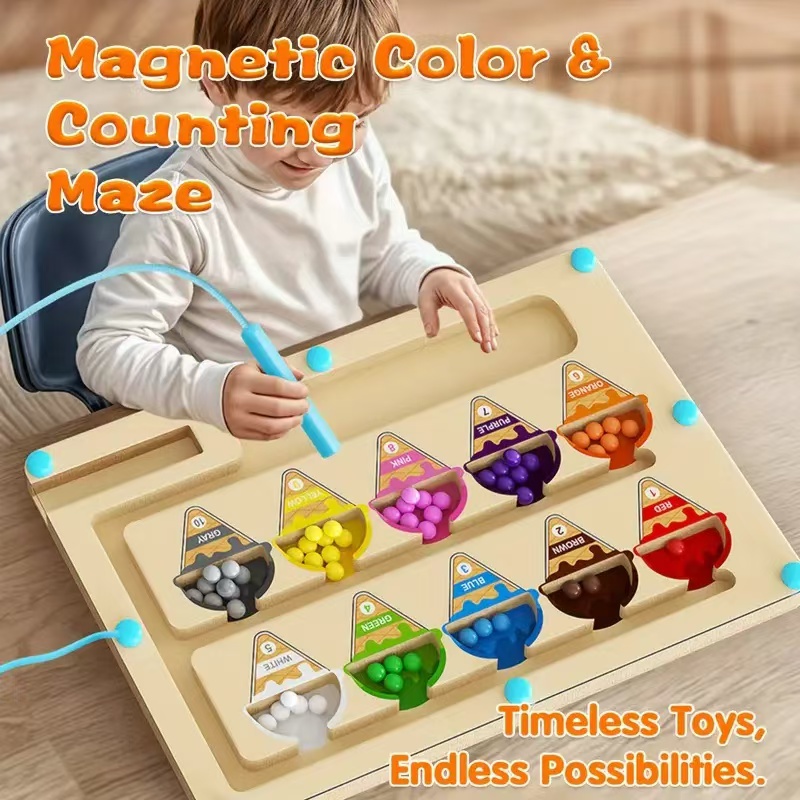 Magnetic Color & Number Maze M - Board Game Qwirkle review and price