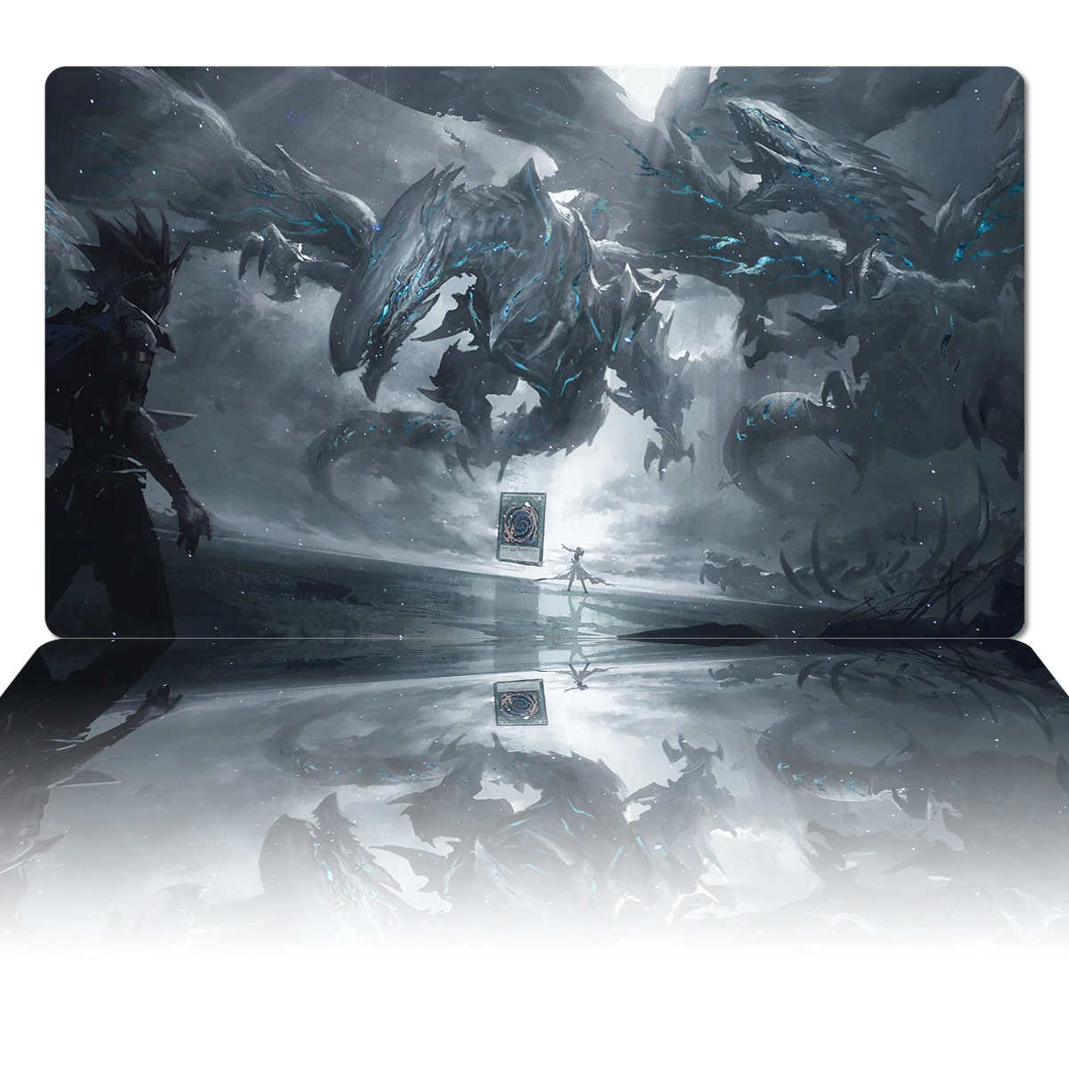 YuGiOh Playmat Neo Blue-Eyes U - Board Game Zone review and price
